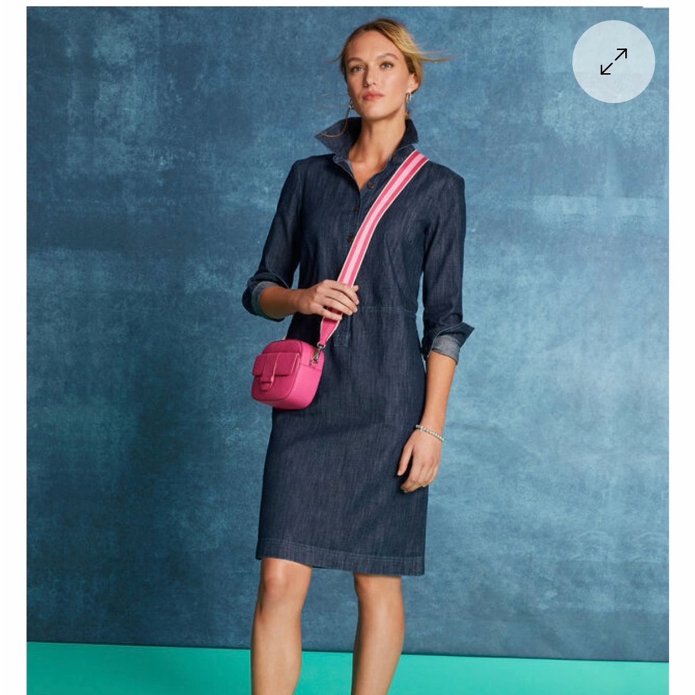 NWT Talbots Pebbled Leather Pink Crossbody Bag